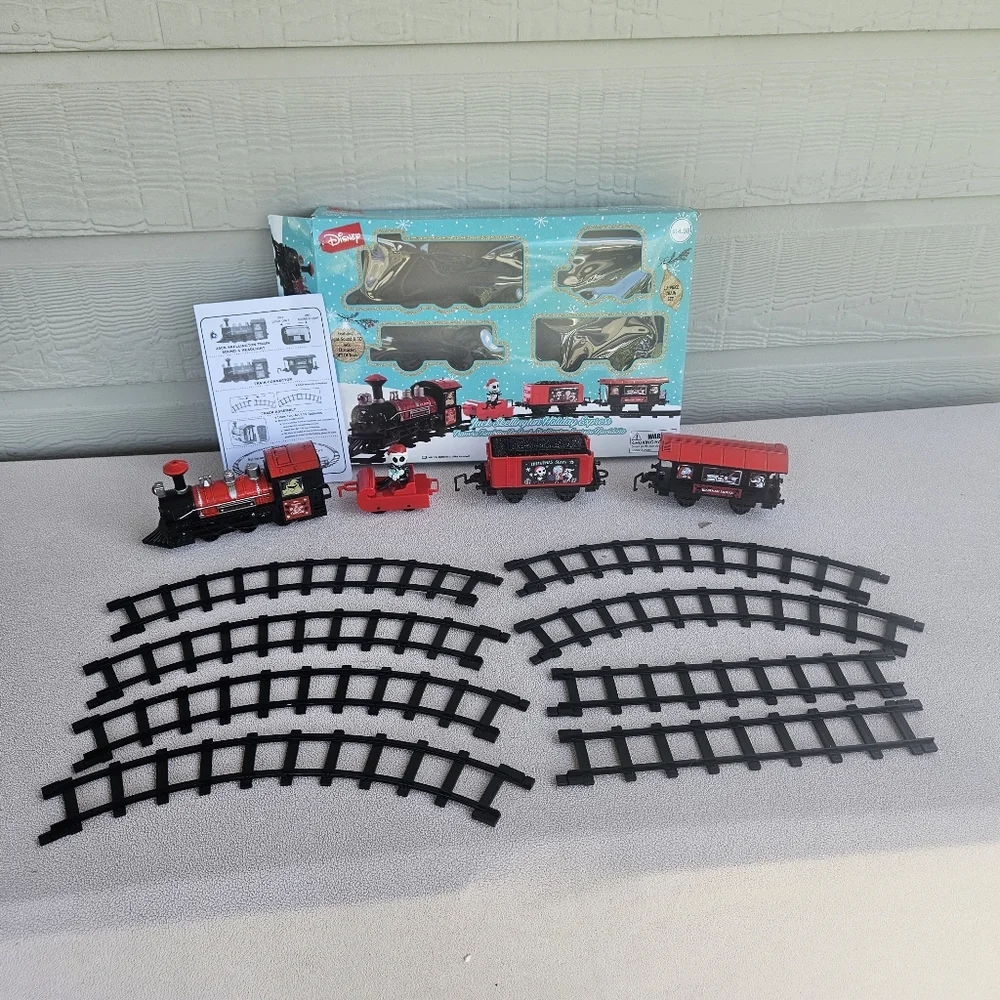 Nightmare Before Christmas Jack Skellington Holiday Express Train Set Battery